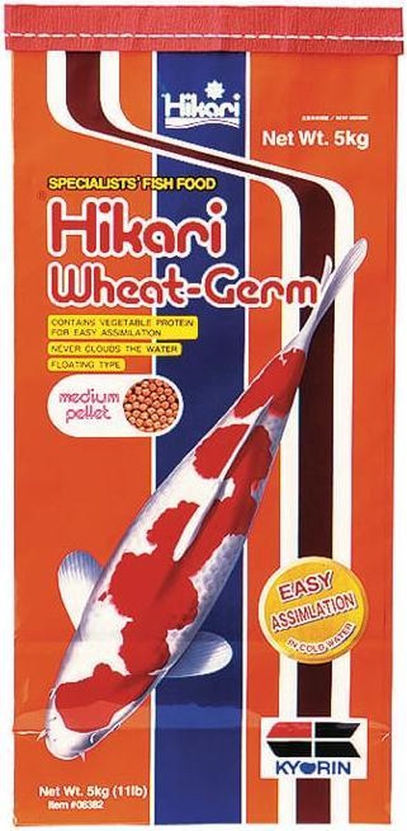 Hikari Wheat Germ Koivoer Medium 2 kg - Wintervoer voor Koi en Siervissen