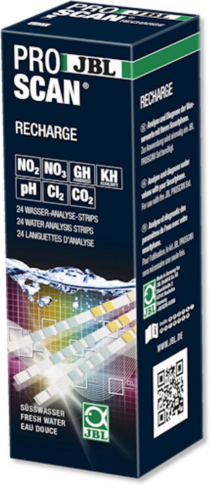 JBL ProScan Recharge – Navulling Teststrips voor Aquarium & Vijver (24 strips)