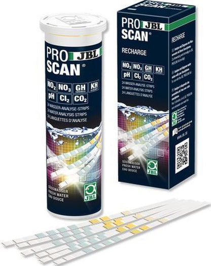 JBL ProScan Recharge – Navulling Teststrips voor Aquarium & Vijver (24 strips)