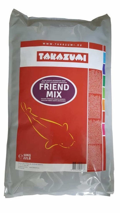 Takazumi Friend Mix 10 kg – Voordelig Drijvend Koivoer voor Kleur & Groei