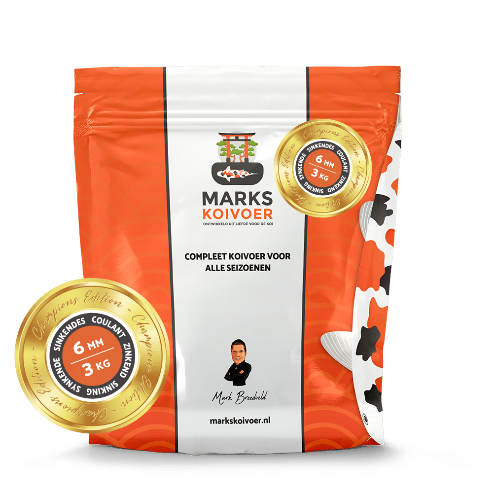 Marks Koivoer Champions Edition Multi Season 6 mm Zinkend - Premium Koi Voer voor Gezonde en Kleurrijke Koi